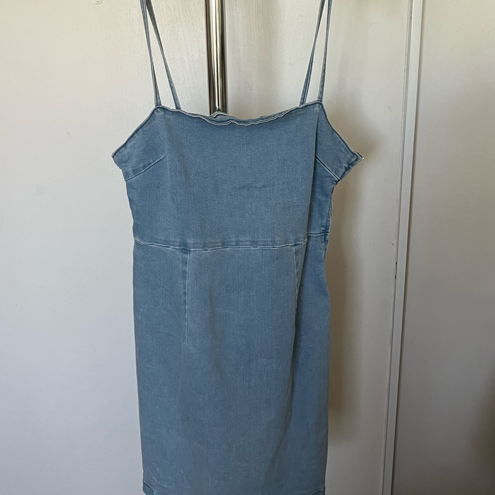 Forever 21 light blue denim dress